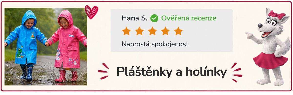 Dětské pláštěnky a holínky