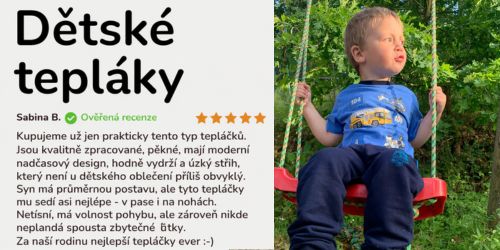 Dětské tepláky