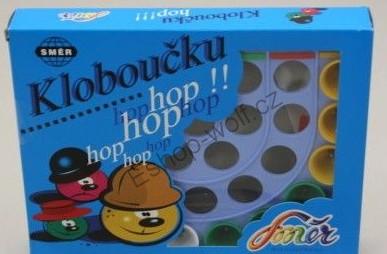 Kloboučku, hop! - hrací plocha modrá
