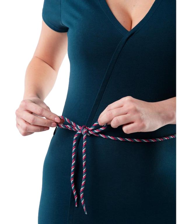 Dámské šaty Loap Nora petrolejové