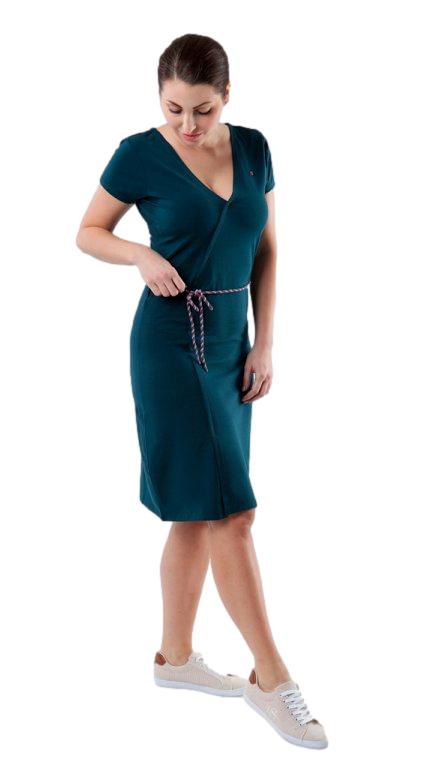 Dámské šaty Loap Nora petrolejové