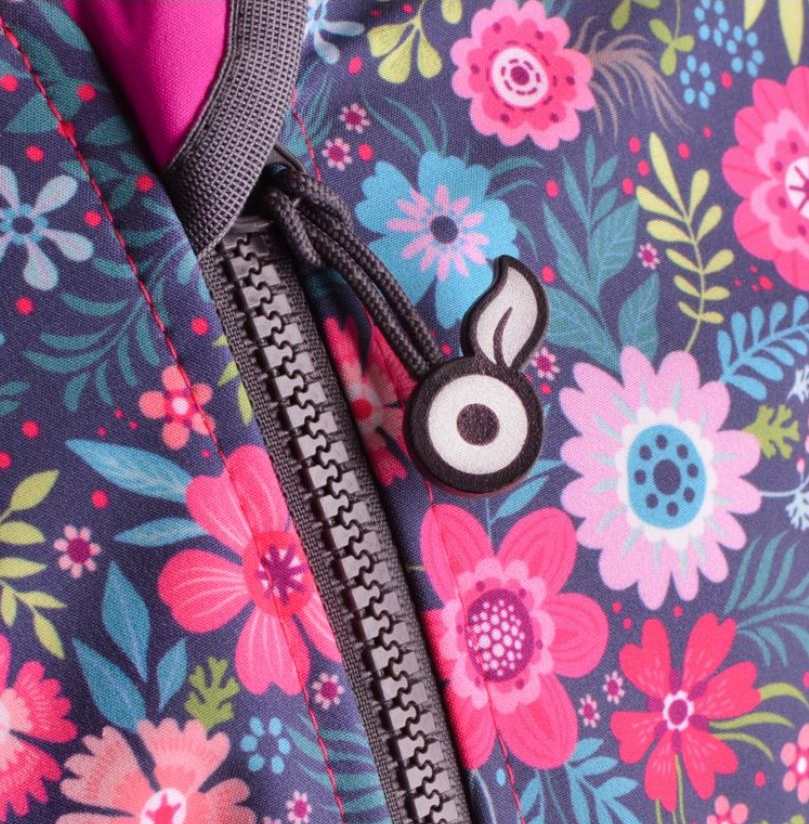 Dívčí softshellová kombinéza Unuo fialová louka