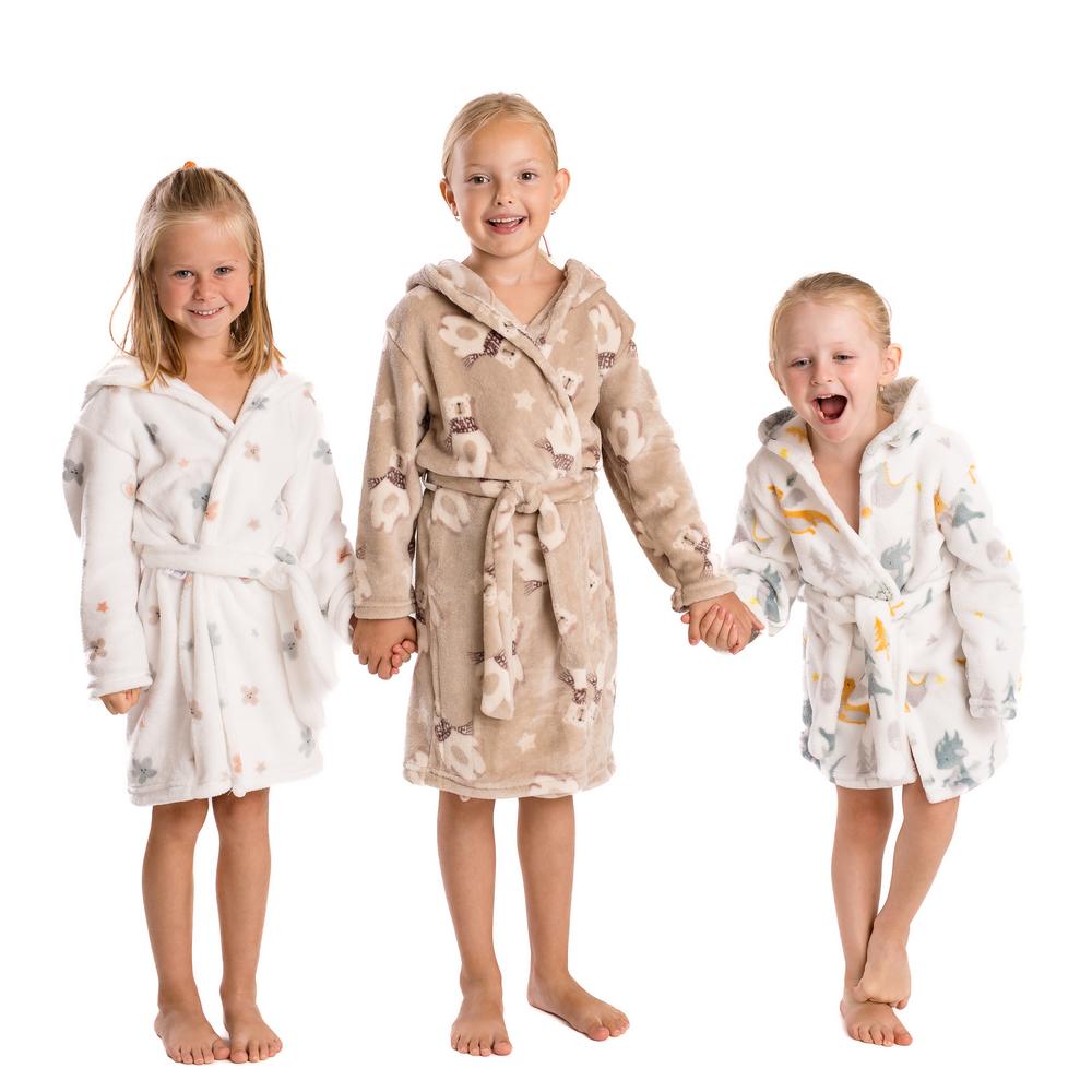 Dívčí župan Betty mode bílý DINODRAK