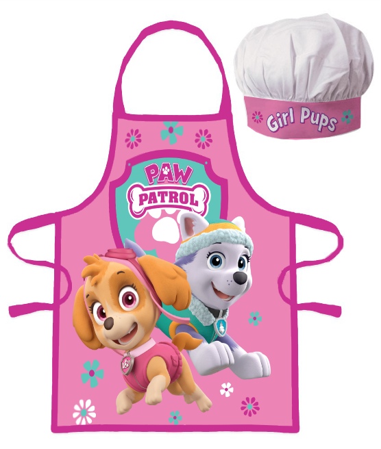 Dívčí kuchařská sada - zástěra a kuchařská čepice Paw Patrol