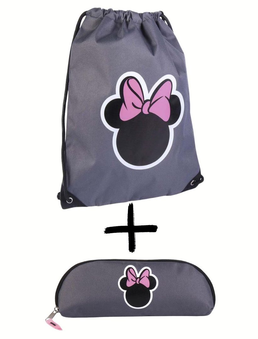 Dvoudílná sada Minnie - sportovní vak + pouzdro/etue