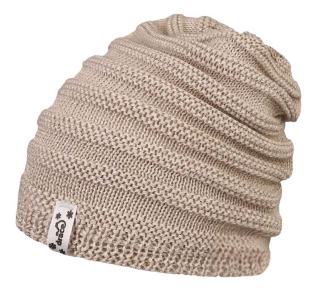 Merino Čepice Dráče Harmony pletená béžová vz. 07 více velikostí
