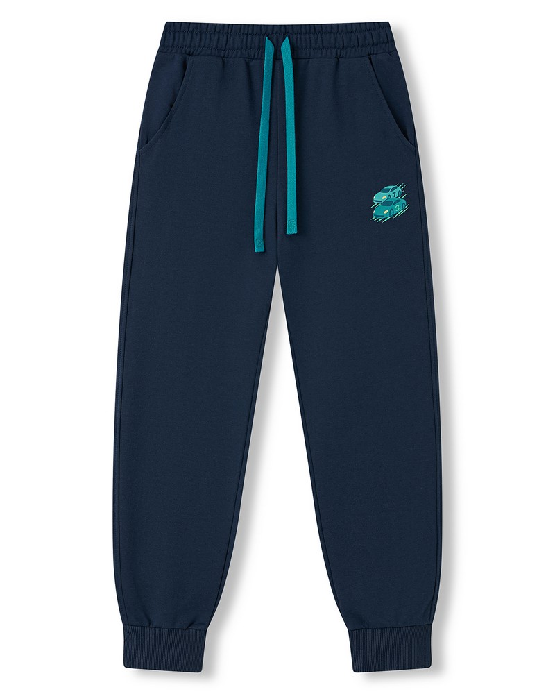 Sportovní chlapecké tepláky Wolf & Wolfie T2676 tmavě modré