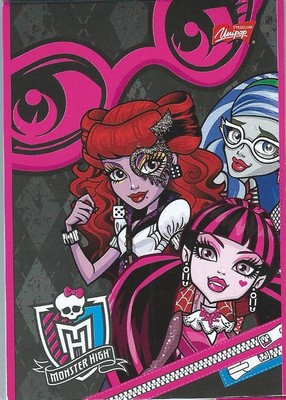 Bloček Monster High A7 - motiv č.2