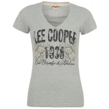 Dámské tričko Lee Cooper vel. XS šedé