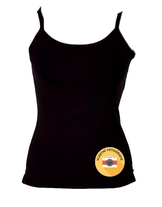 Dámská košilka (tílko) Brigit Merot vel. S,M,XL čokoládová