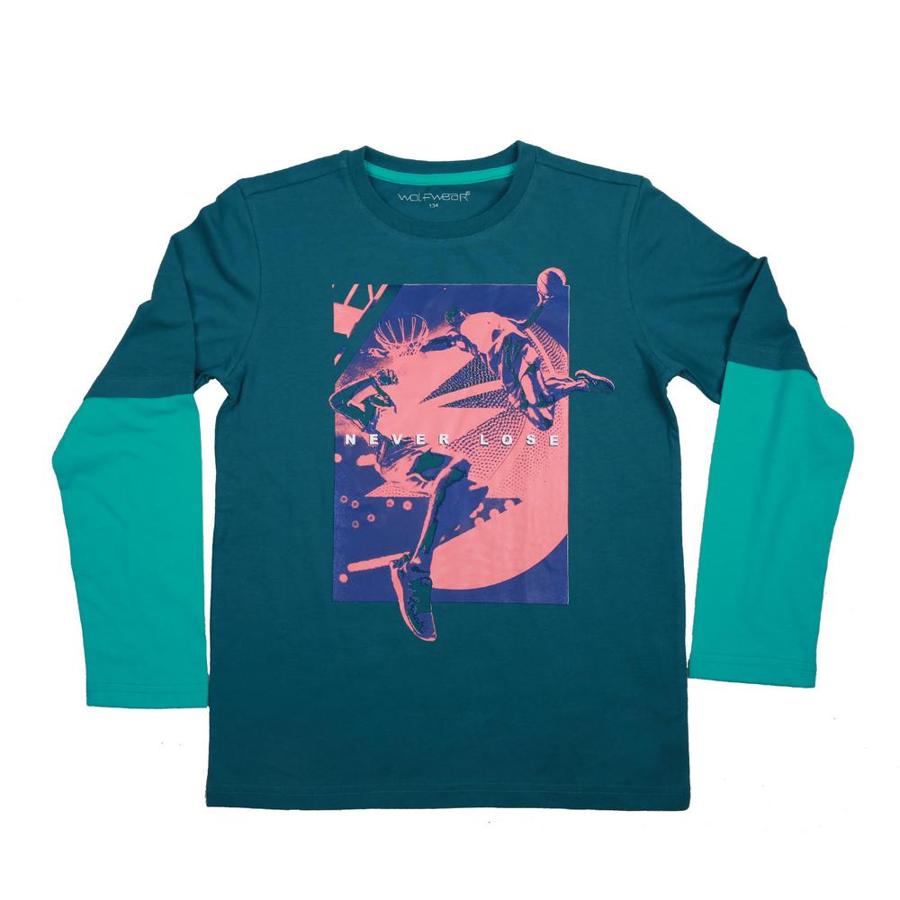 Chlapecké triko Wolf S2033A vel. 146 zelené