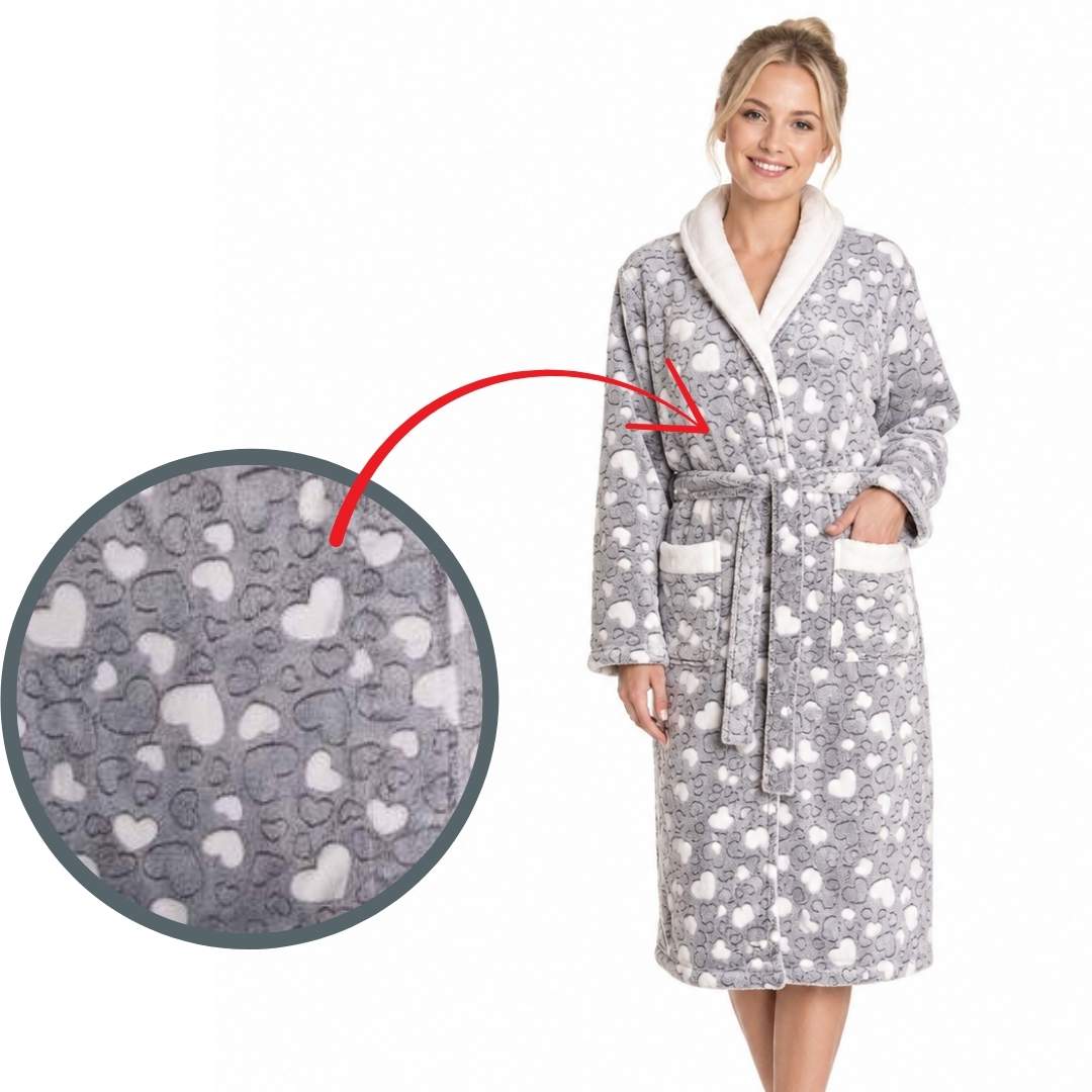 Dámský župan Wolf Z2195 vel. XL šedý
