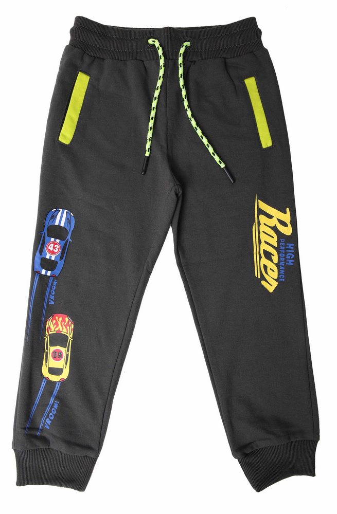 Sportovní chlapecké tepláky Wolf T2277 vel. 98 tmavě šedé