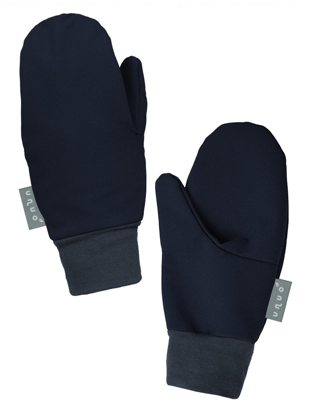 Dětské softshellové rukavice Unuo vel. S-L (2-7 let) temně modré