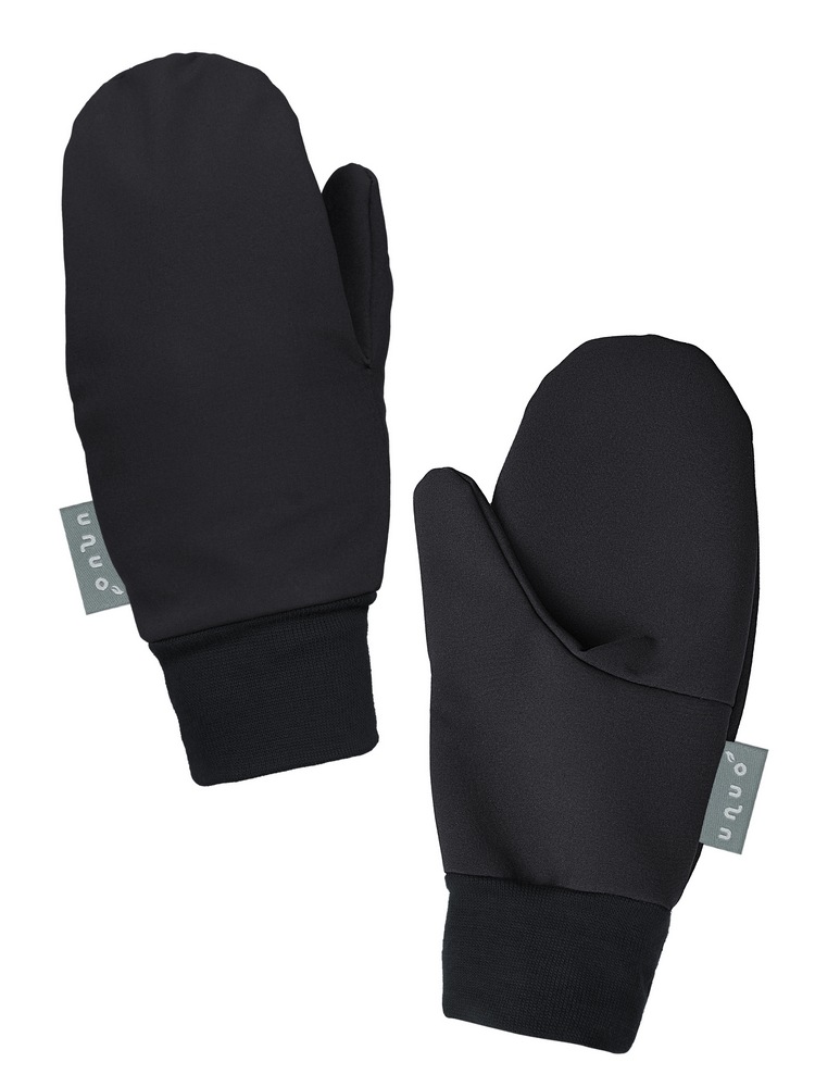 Dětské softshellové rukavice Unuo vel. S-L (2-7 let) černé