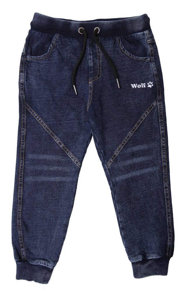 Sportovní kalhoty Wolf T2363 (riflové - imitace) vel. 98,104 modré