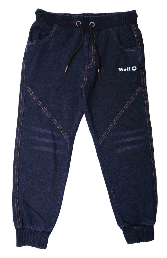 Sportovní kalhoty Wolf T2363 (riflové - imitace) vel. 98-116 tmavě modré