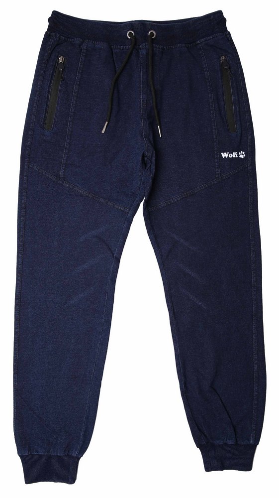 Sportovní kalhoty Wolf T2364 - IMITACE RIFLOVINY vel. 140 tmavě modré