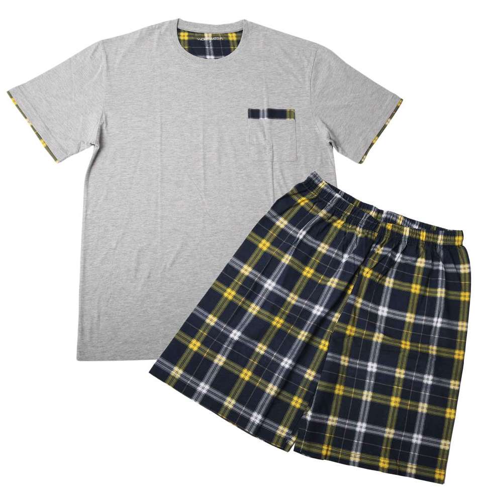 Pánské letní pyžamo Wolf S2275C vel. M,XL šedé