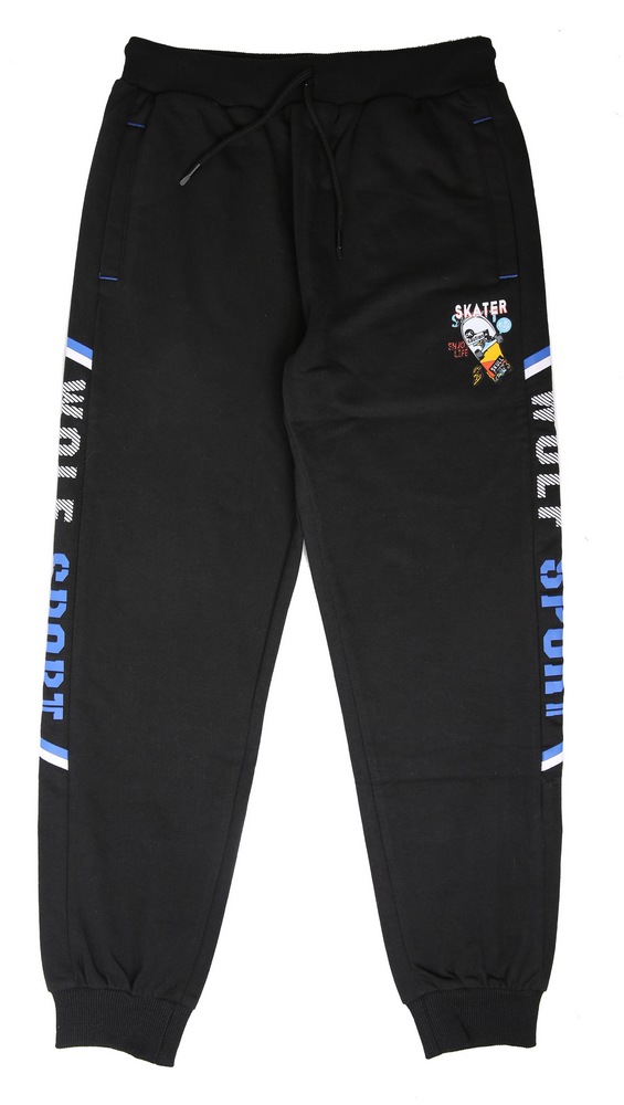 Sportovní chlapecké tepláky Wolf T2278B vel. 146 černé