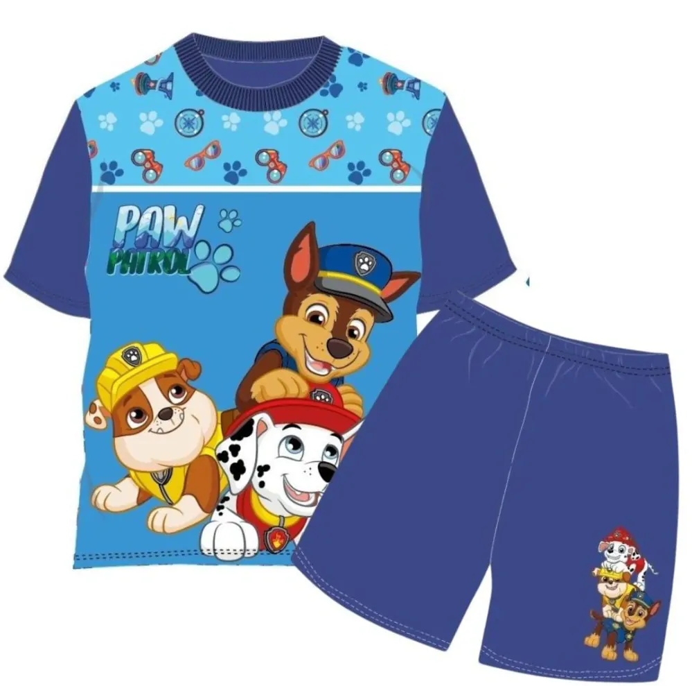 Chlapecké letní pyžamo Paw Patrol vel. 92-116 tmavě modré