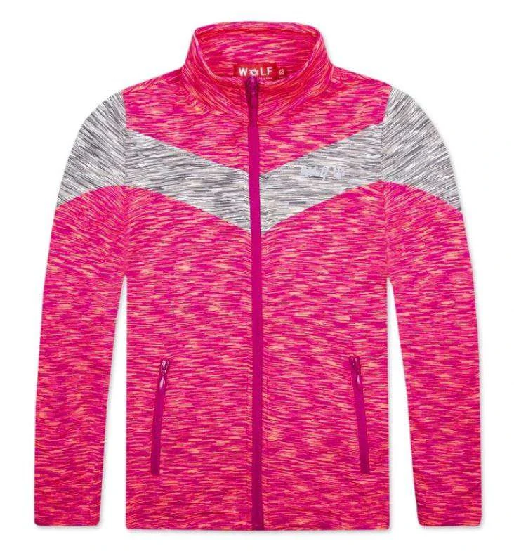 Outdoorová dívčí mikina Wolf M2441 vel. 116,140,146 růžová