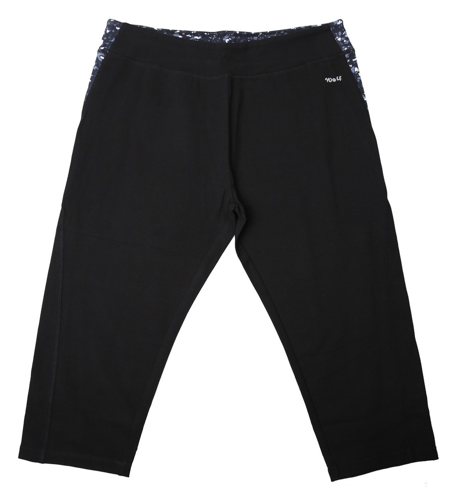 Dámské 3/4 legíny Wolf H2446 vel. XL černé s tmavou