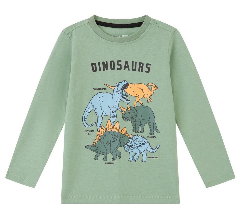 Chlapecké triko Wolf S2431B vel. 98-128 světle zelené dino