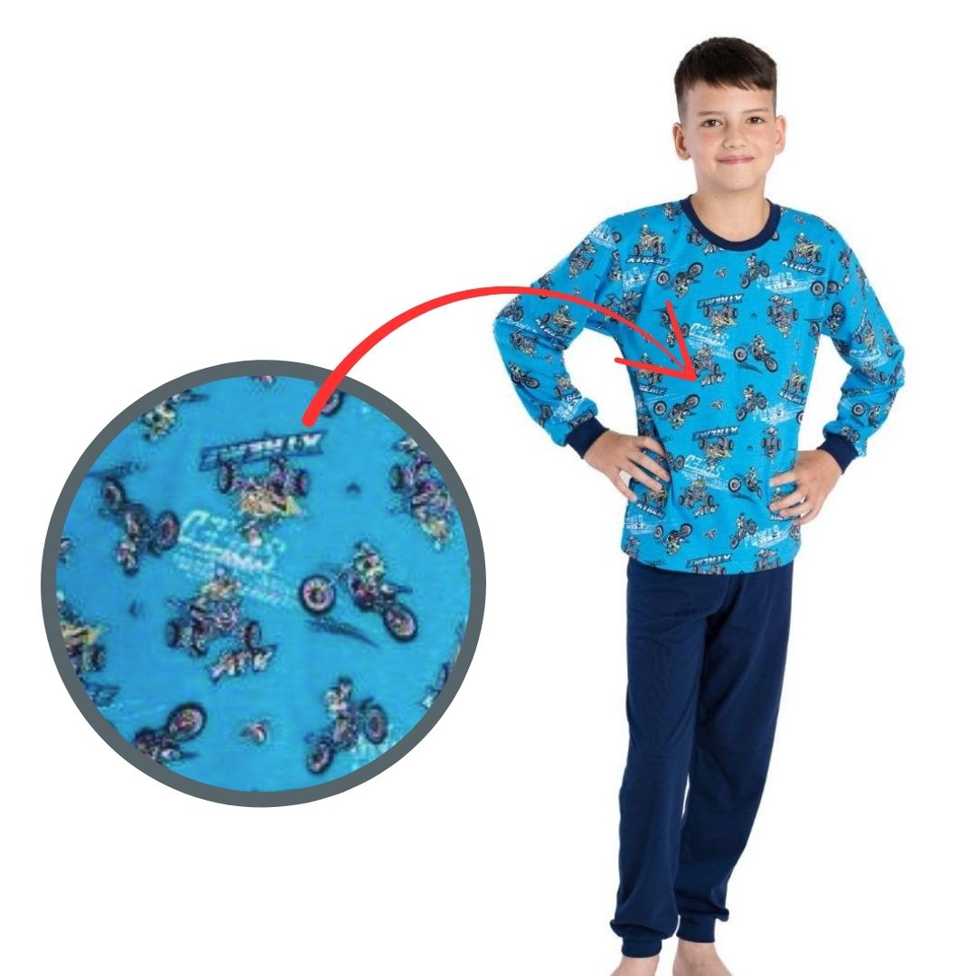 Chlapecké pyžamo Betty Mode vel. 128 X-treme motorky