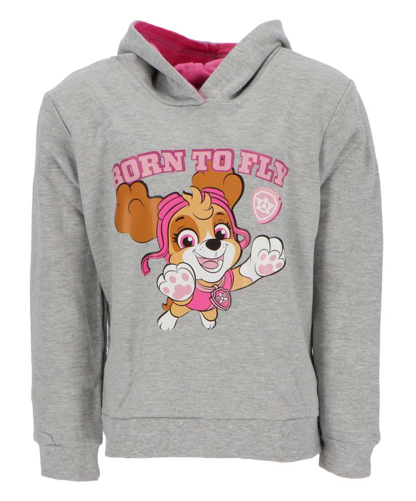 Dívčí mikina Paw patrol vel. 86/92,110/116 šedá