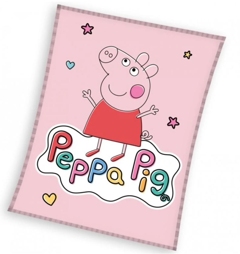 Fleecová deka Veselá Pepina 110x140 cm