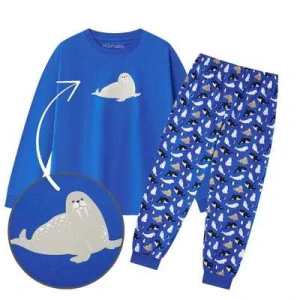 Chlapecké pyžamo Wolf S2555 vel. 104-134 modré lachtan