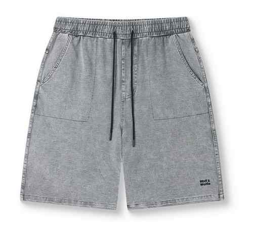 Pánské kraťasy Wolf & Wolfie T2635 imitace rifloviny vel. M-XXXL šedé