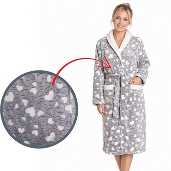 Dámský župan Wolf Z2195 vel. XL šedý