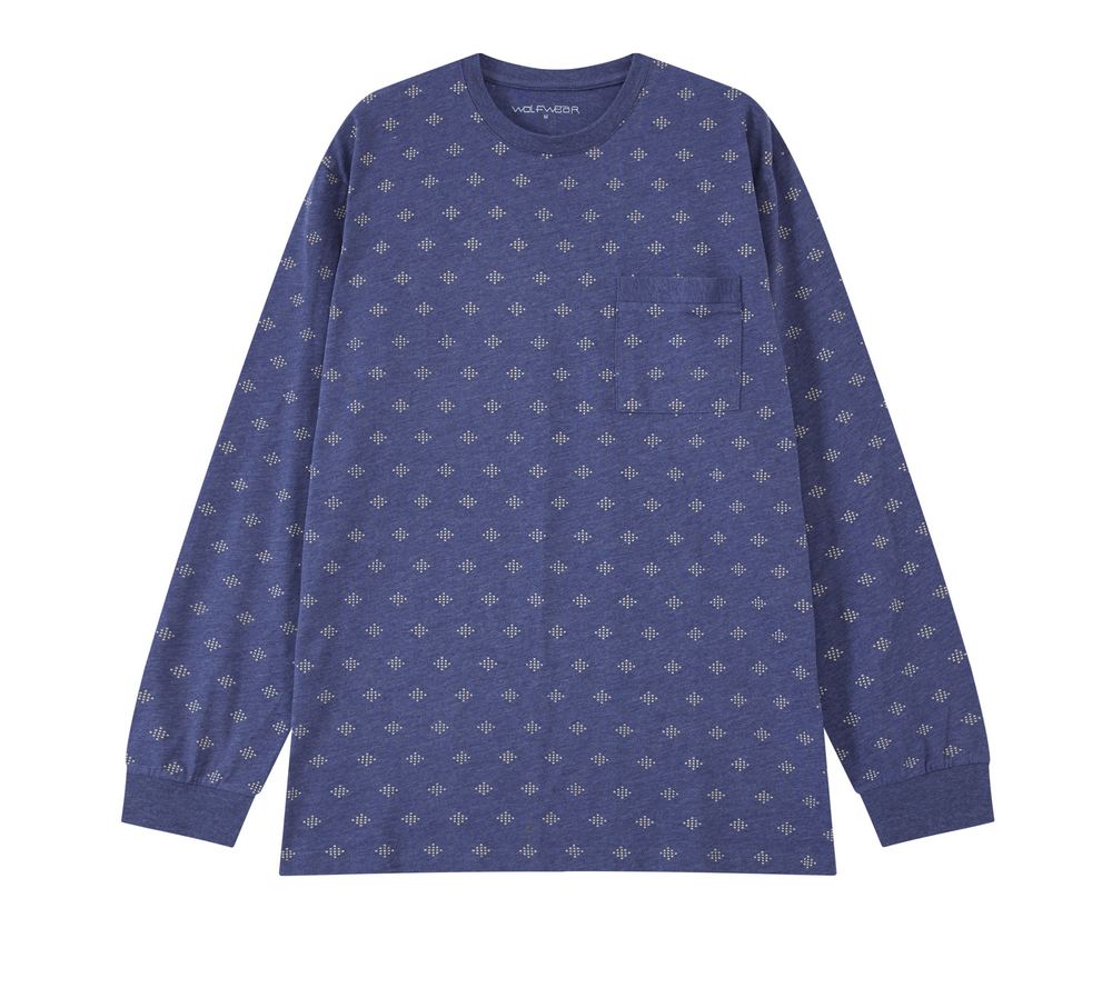 Pánské pyžamo Wolf S2476B modré