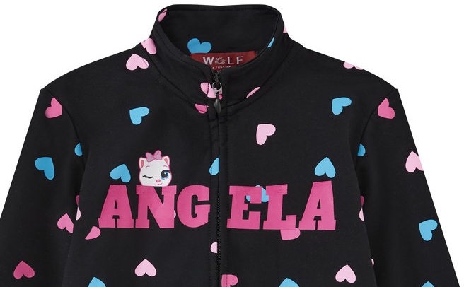 Dívčí mikina Wolf M2455 černá