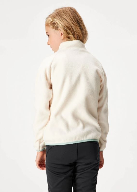 Dívčí fleecová mikina Unuo smetanová 