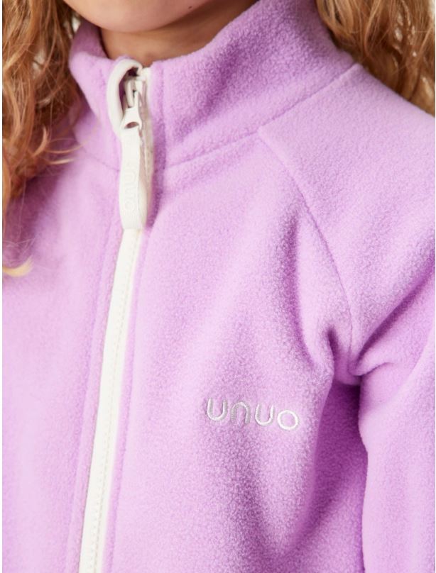 Dívčí fleecová mikina Unuo lila