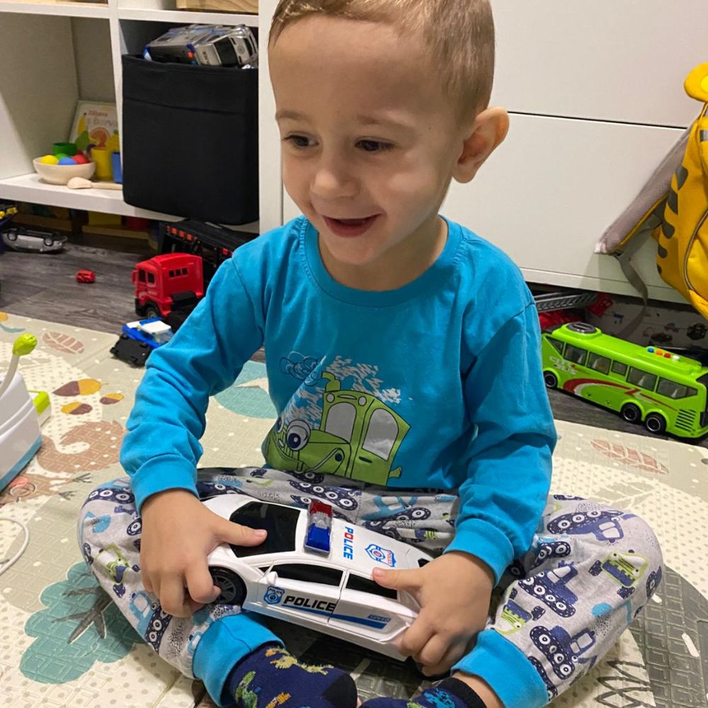 Chlapecké pyžamové kalhoty Betty Mode bagry