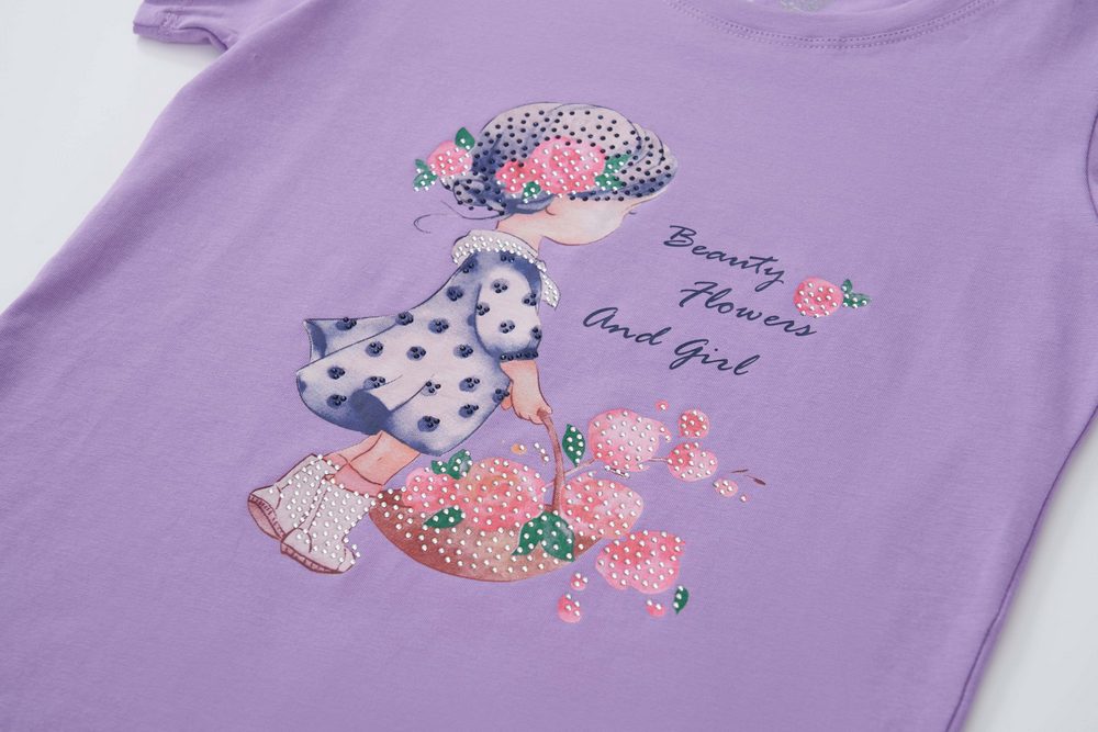 Dívčí tričko Wolf S2511A růžové