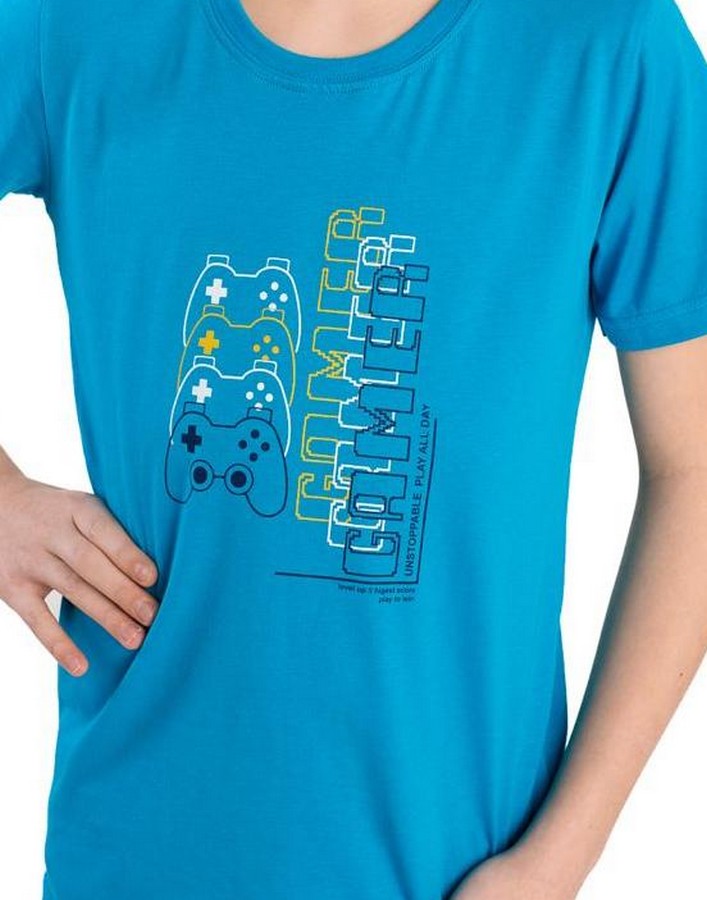 Chlapecké tričko Betty mode GAMER modré