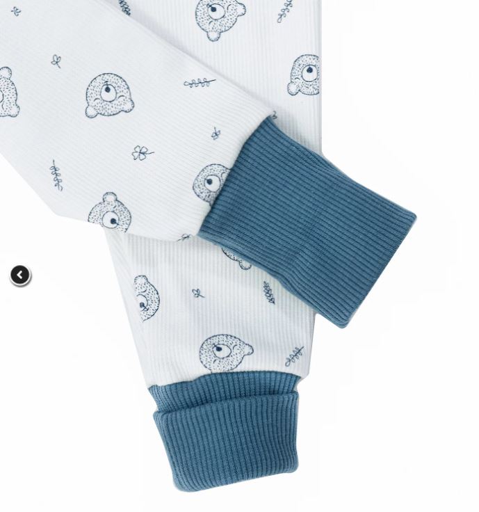 Rostoucí žebrované tepláčky Esito s kšandami BEAR