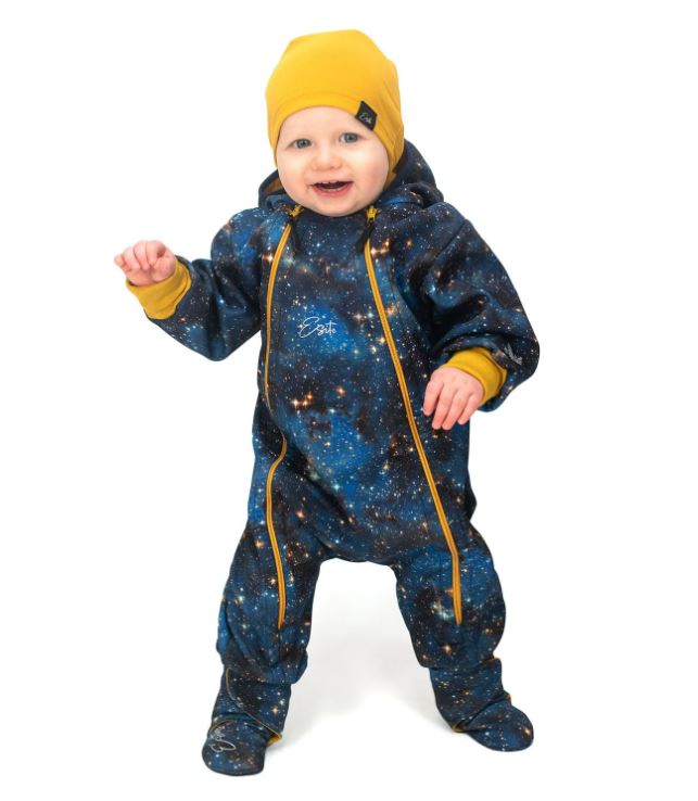 Rostoucí softshellová kombinéza Esito s fleecem Galaxie