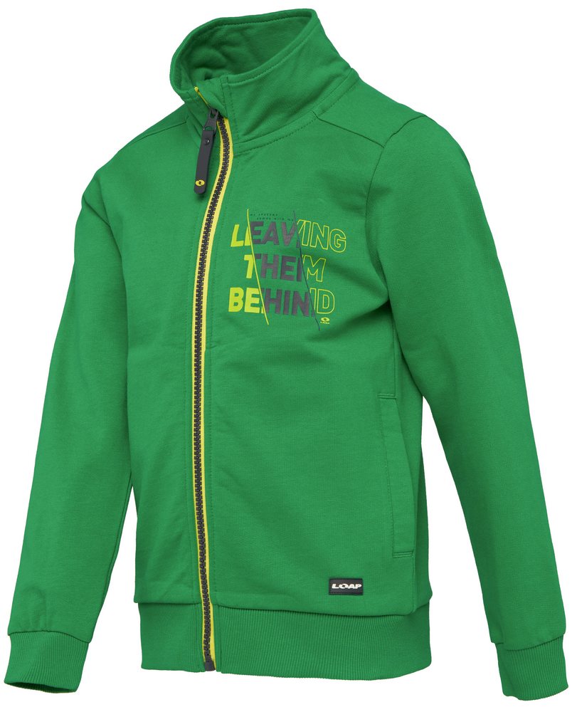 Chlapecká mikina Loap Dorad zelená