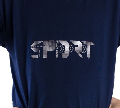 Chlapecké pyžamo Betty Mode tričko + dlouhé kalhoty tmavě modré SPORT