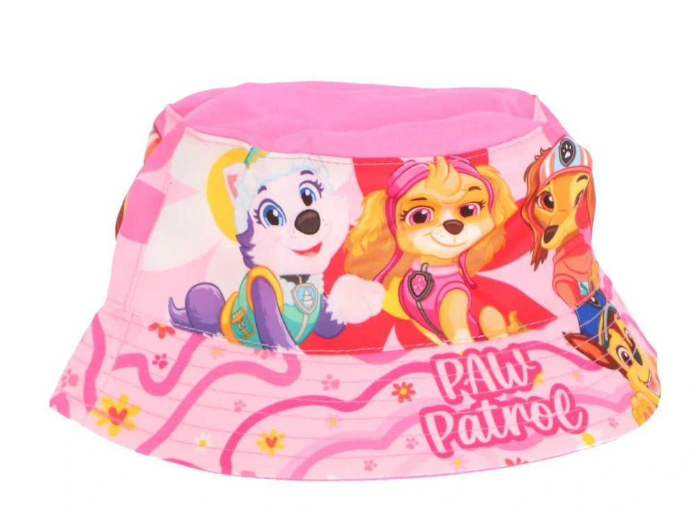 Letní dívčí klobouk Paw Patrol růžový