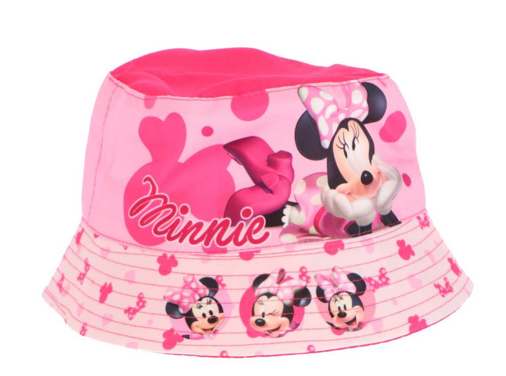 Letní dívčí klobouk Minnie růžový
