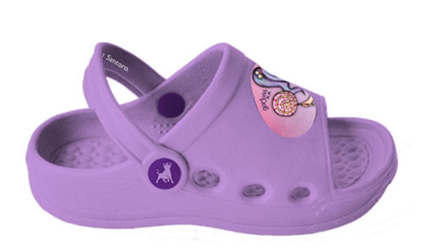 Dívčí sandály / pantofle Gorjuss fialové