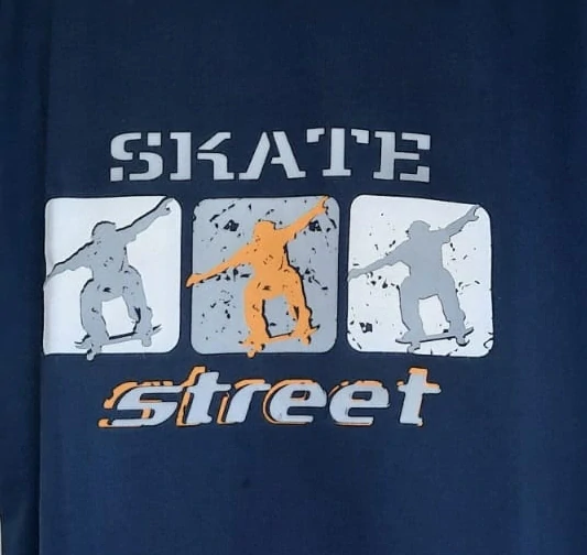 Chlapecké pyžamo Betty Mode letní tmavě modré SKATE street