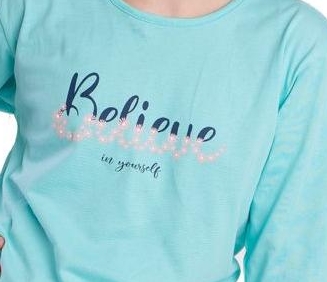 Dívčí pyžamo Betty Mode Belive tyrkysové